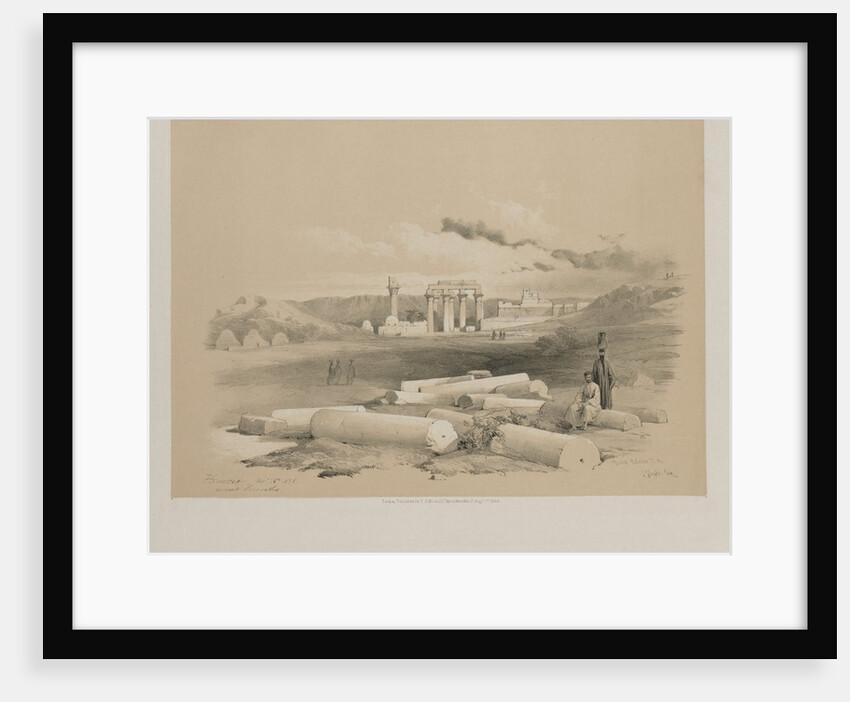 Egypt and Nubia, Volume II: Hermont, Ancient Hermonthis, 1848 by Louis Haghe