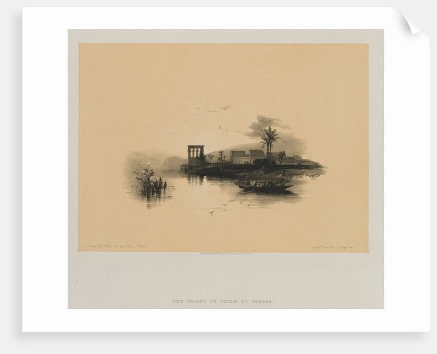 Egypt and Nubia, Volume II: Island of Philae, on the Nile, Nubia, 1847 by Louis Haghe