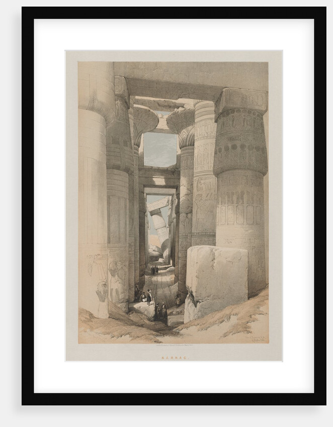 Egypt and Nubia, Volume II: Karnak, 1847 by Louis Haghe