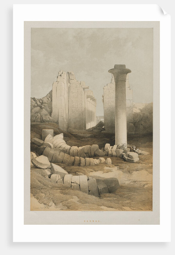 Egypt and Nubia, Volume II: Karnak, 1848 by Louis Haghe