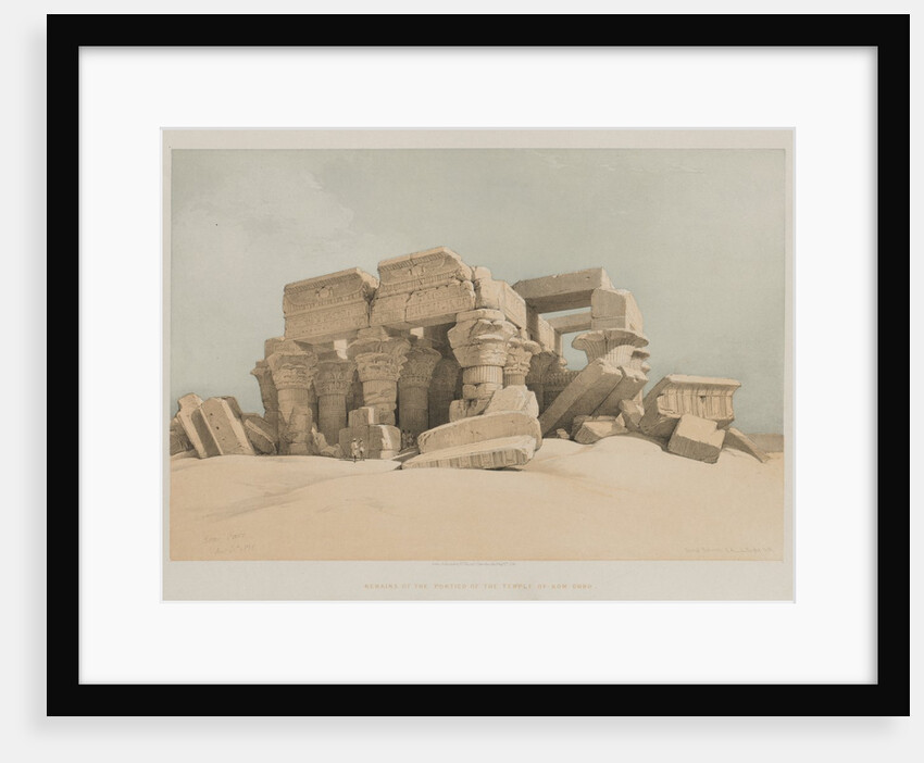 Egypt and Nubia, Volume II: Kom-Ombo, 1846 by Louis Haghe