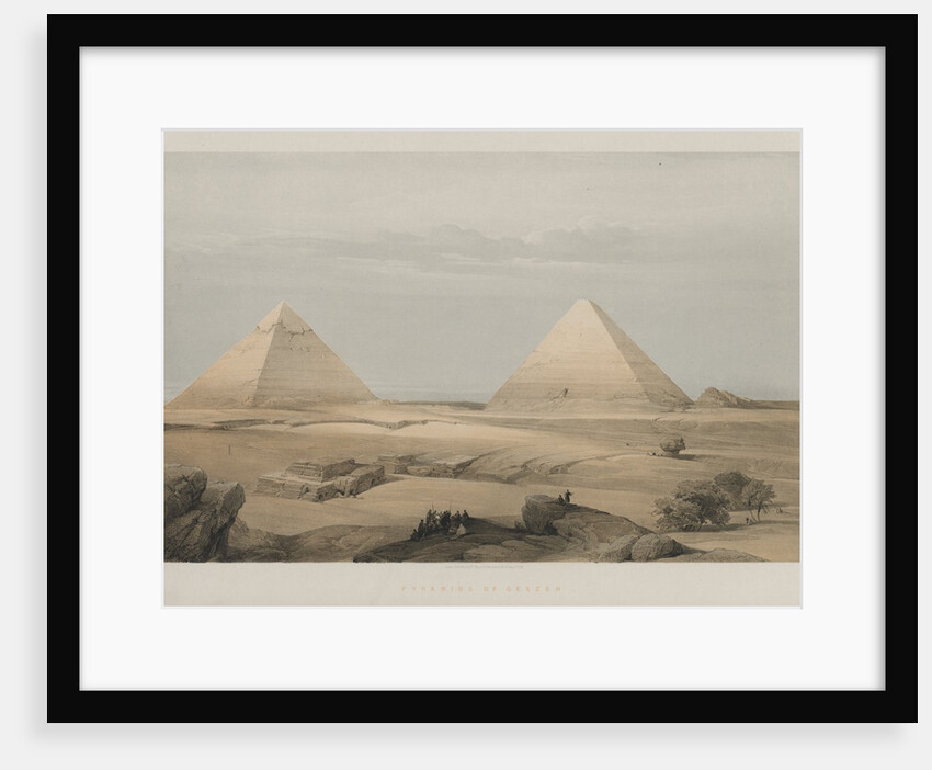 Egypt and Nubia, Volume II: Pyramids of Geezeh, 1848 by Louis Haghe