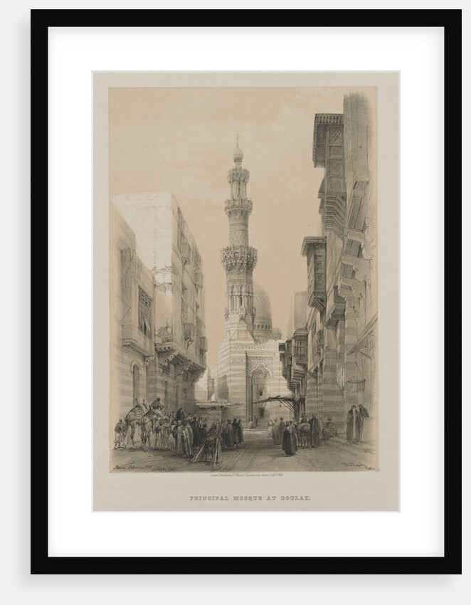 Egypt and Nubia, Volume III: Bullack, Cairo, c. 1846 by Louis Haghe