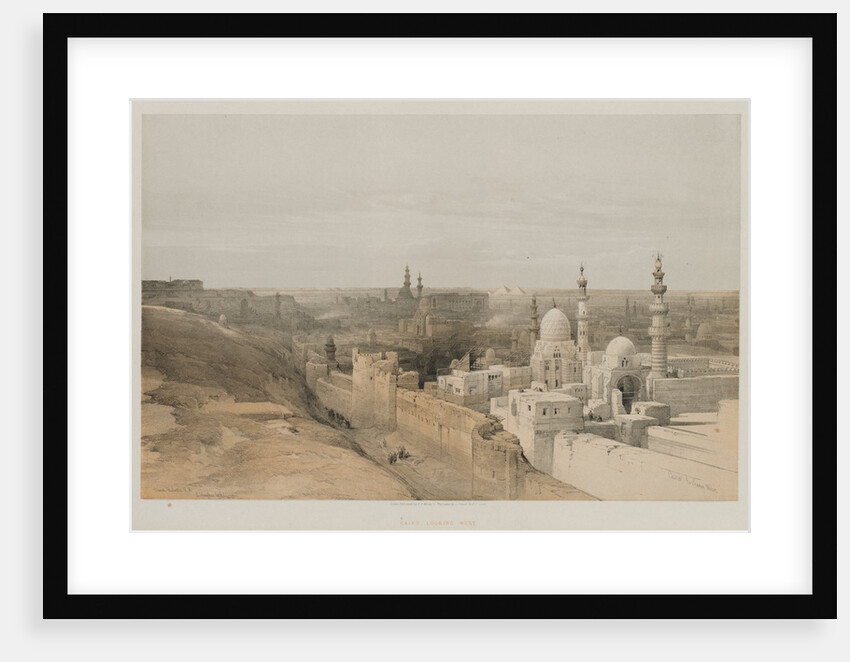 Egypt and Nubia, Volume III: Cairo, Looking West, 1848 by Louis Haghe