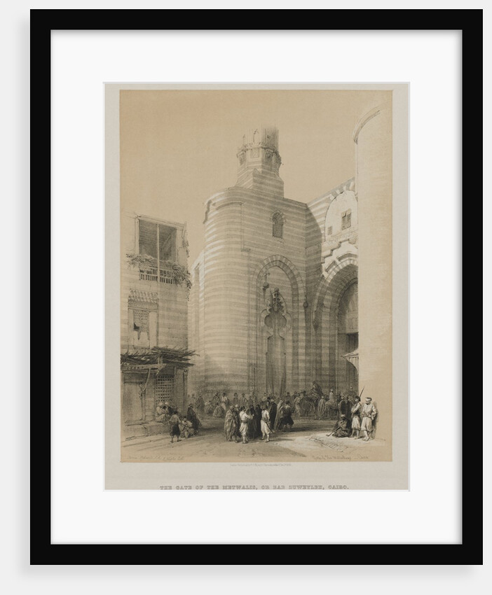 Egypt and Nubia, Volume III: Gate of the Metwaleys, Cairo, 1848 by Louis Haghe