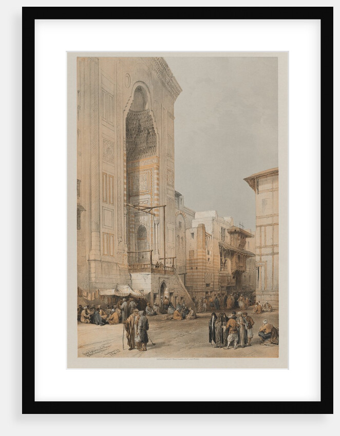Egypt and Nubia, Volume III: Grand Entrance to the Mosque of the Sultan Hassan, 1849 by Louis Haghe