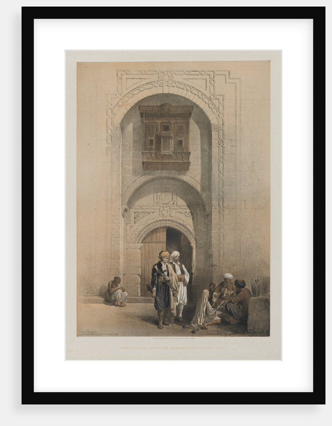Egypt and Nubia, Volume III: Modern Mansion, showing the Arabesque Architecture of Cairo, 1849 by Louis Haghe