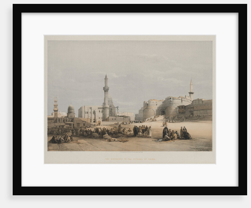 Egypt and Nubia, Volume III: The Entrance to the Citadel of Cairo, 1849 by Louis Haghe