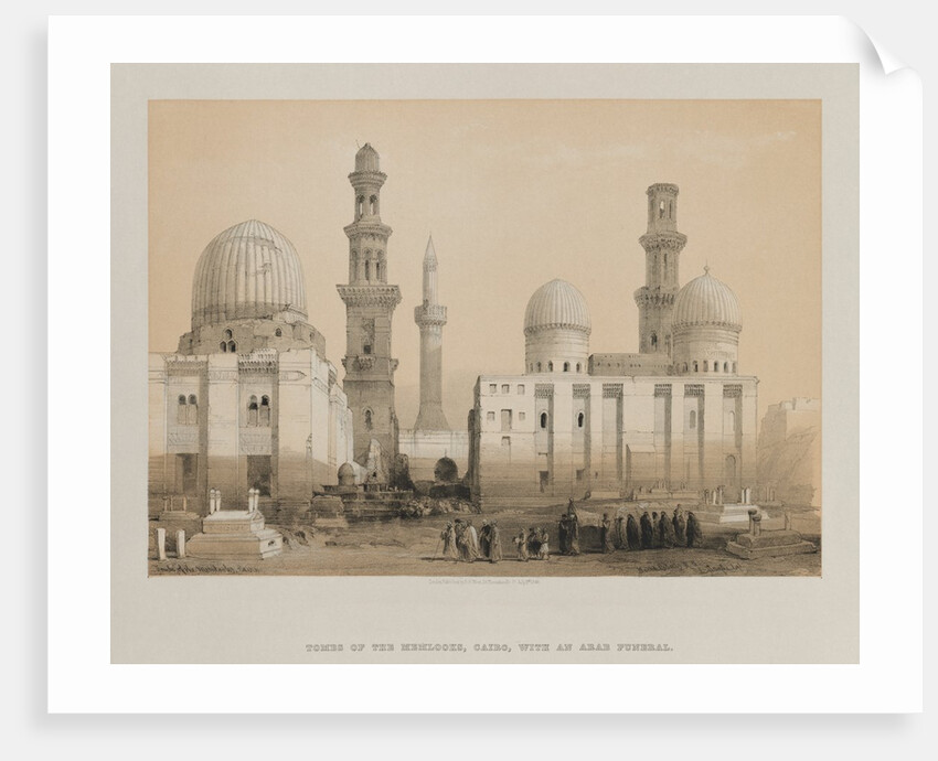 Egypt and Nubia, Volume III: Tomb of the Memlooks, Cairo, 1849 by Louis Haghe