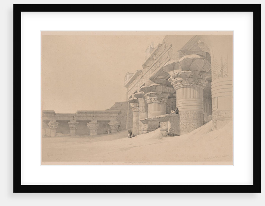 Egypt and Nubia: Volume I - No. 10, Edfou, 1838 by Louis Haghe