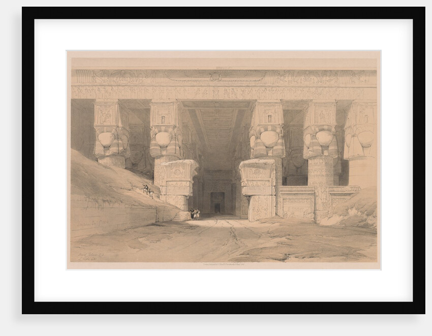 Egypt and Nubia: Volume I - No. 35, Dendera, 1838 by Louis Haghe