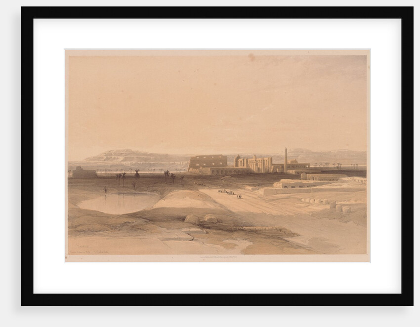 Egypt and Nubia: Volume II - No. 32, Karnak, 1838 by Louis Haghe