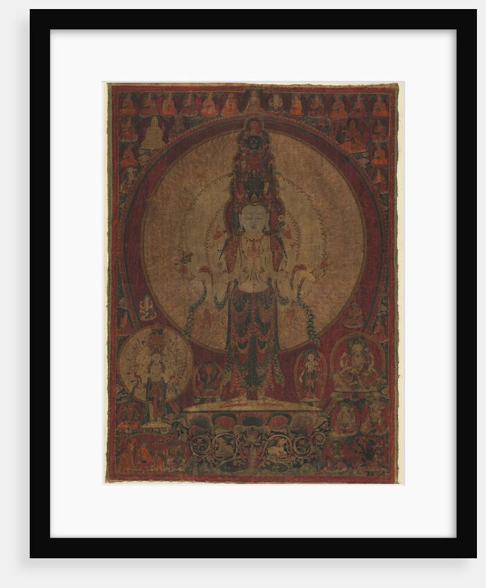 Eleven-Headed, Thousand-Armed Bodhisattva of Compassion, c. 1500 by Unknown