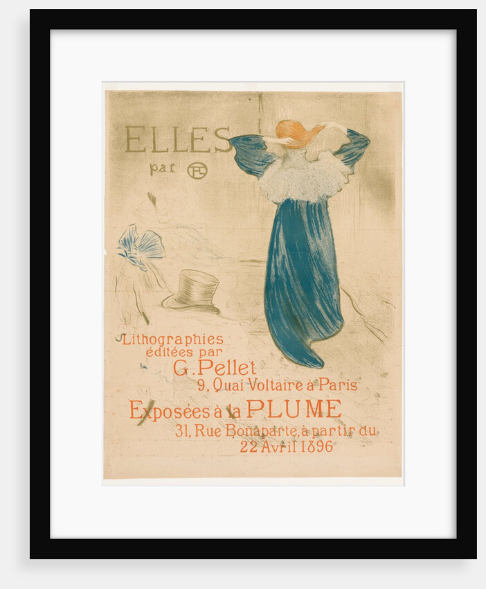 Elles: Frontispiece, 1896 by Henri de Toulouse-Lautrec