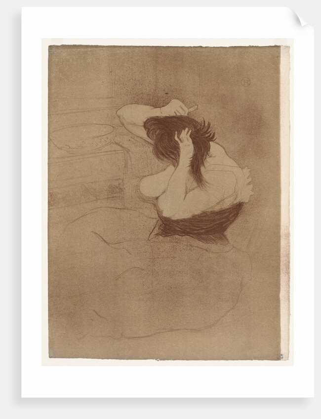 Elles: Woman Combing Her Hair, 1896 by Henri de Toulouse-Lautrec