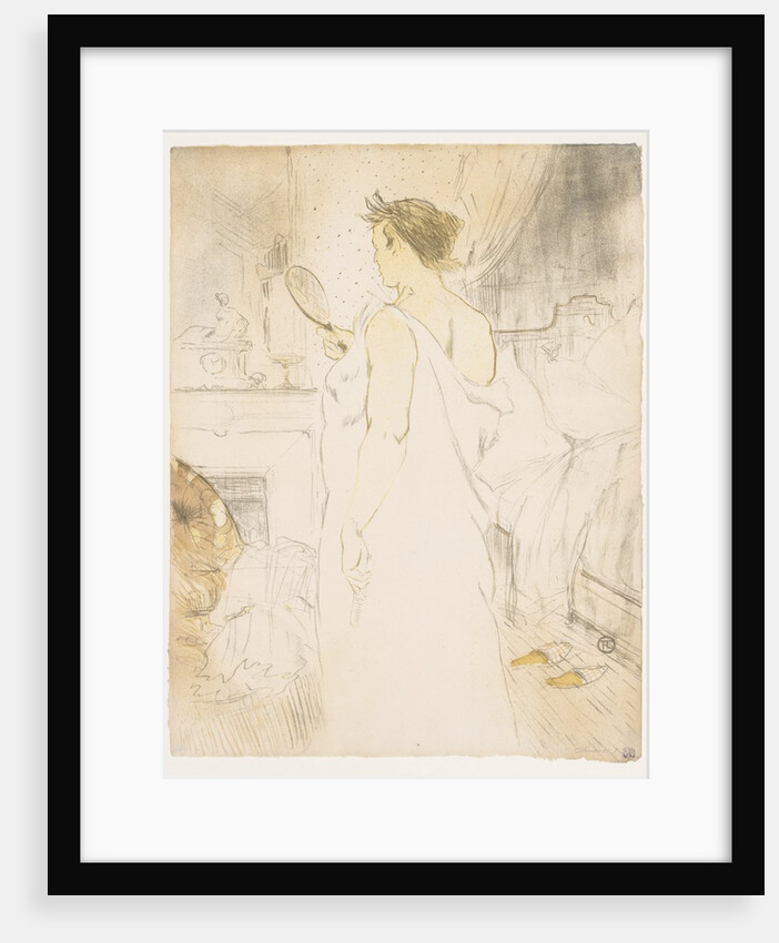 Elles: Woman with a Hand Mirror, 1896 by Henri de Toulouse-Lautrec