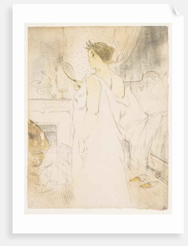 Elles: Woman with a Hand Mirror, 1896 by Henri de Toulouse-Lautrec