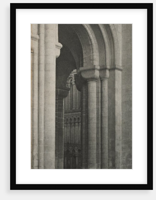 Ely Cathedral, Nave, Southwest Corner, c. 1899 by Frederick H. Evans