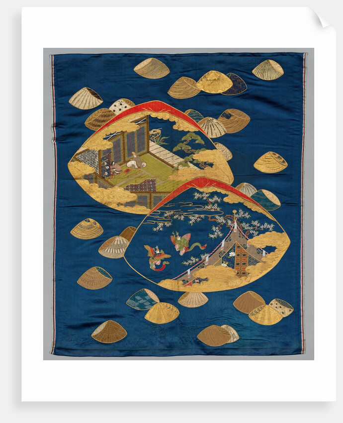 Embroidered Fukusa, late 1800s-early 1900s by Unknown