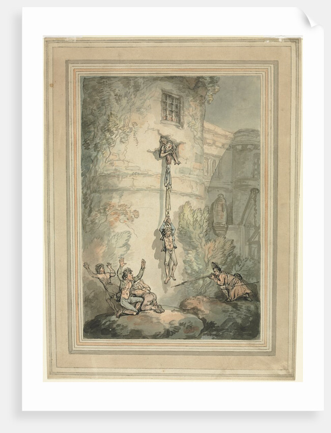 Escape of French Prisoners by Thomas Rowlandson