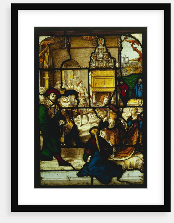 Esther before Ahasuerus, c. 1530 by Dirk Vellert