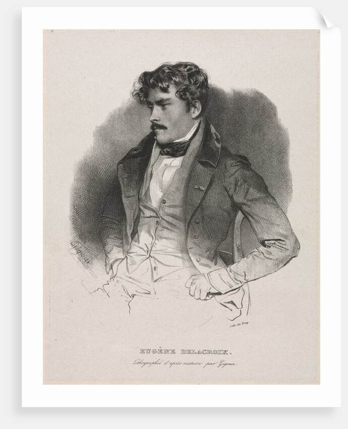 Eugène Delacroix by Jean Francois Gigoux