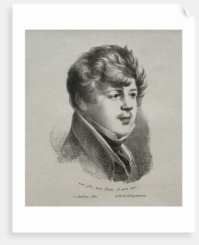 Eugène Isabey, 1821 by Jean-Baptiste Isabey