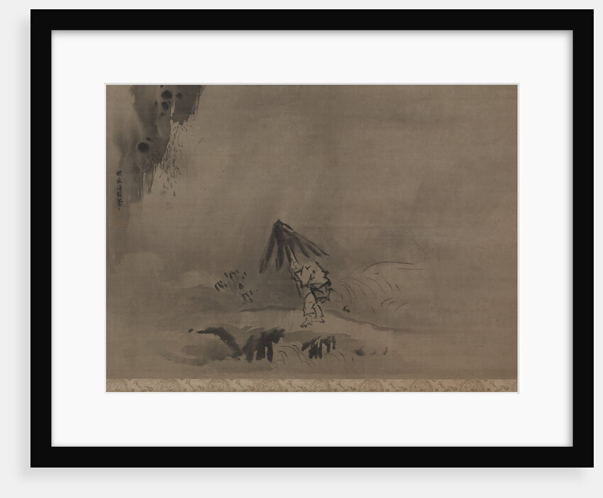 Evening Shower, 17th century by Kano Tan?y?