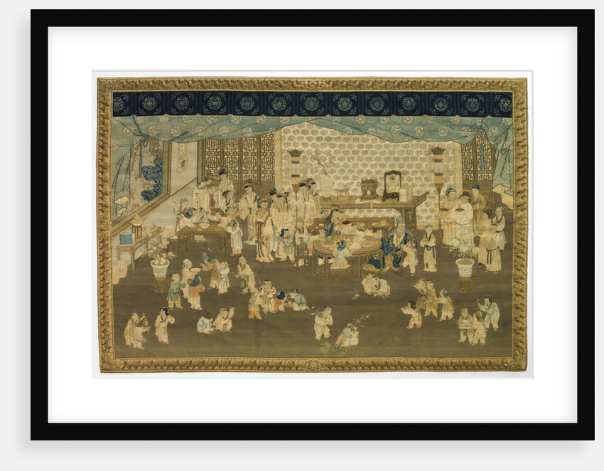 Family Gathering on New Year's Morning, 1700s by Unknown