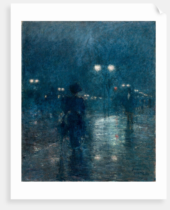 Fifth Avenue Nocturne, c. 1895 by Childe Hassam
