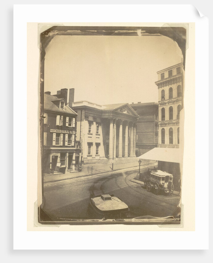 First Bank of the United States, Philadelphia, 1859 by Frederick DeBourg Richards
