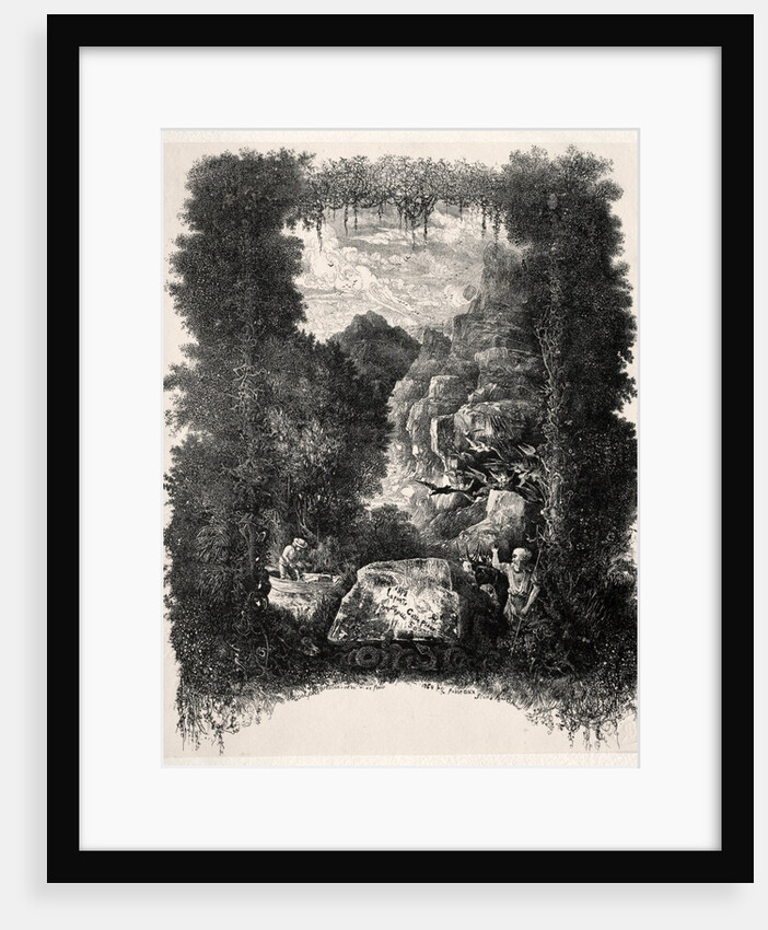 First frontispiece for Fables and Fairy-Tales by Thierry-Faletans, 1868 by Rodolphe Bresdin