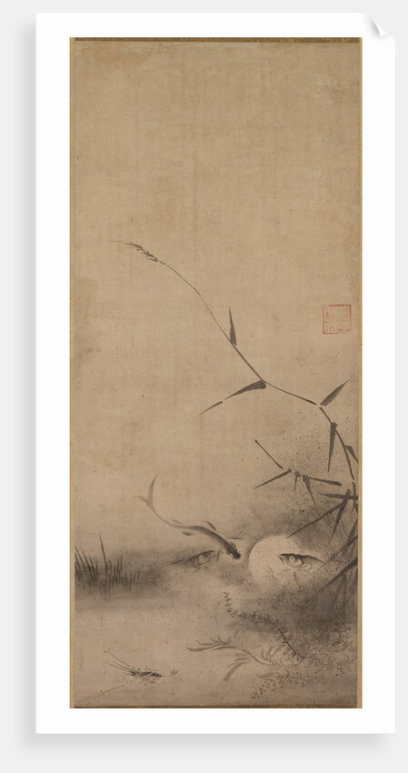 Fish and Seaweed, 16th century by Rinkyo