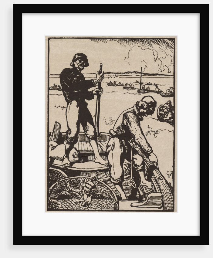 Fishing for Shrimp by Auguste Louis Lepère