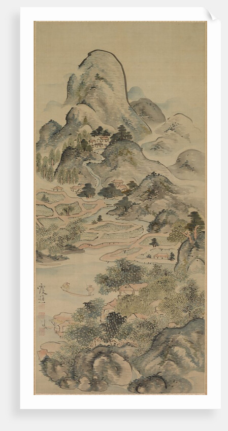 Fishing in Springtime, 1700s by Ike Taiga