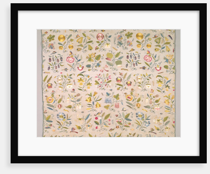 Floral Embroidery, early 1600s by Unknown