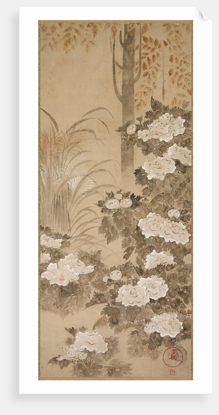 Flowers and Foliage of Autumn, mid 1700s by Tatebayashi Kagei