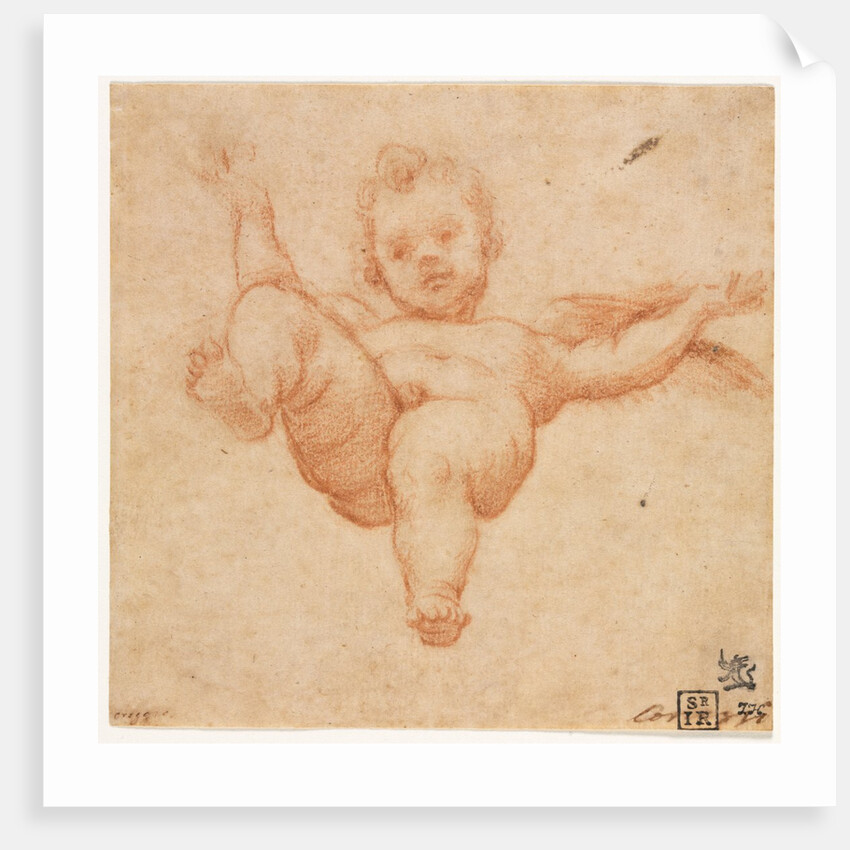 Flying Cupid, c. 1602 by Annibale Carracci (follower of)