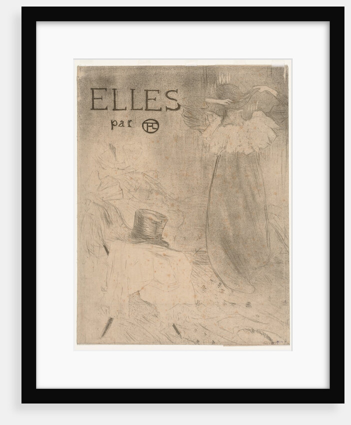 Folder for Frontispiece of Elles, 1896 by Henri de Toulouse-Lautrec