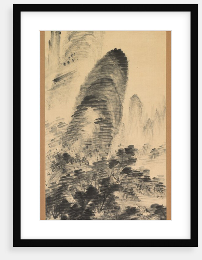 Forbidden to the Vulgar, late 1800s-early 1900s by Gyokudo Uragami