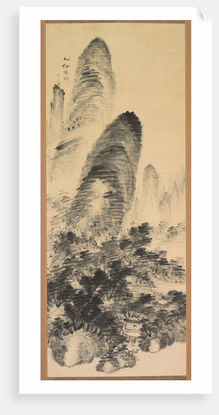 Forbidden to the Vulgar, late 1800s-early 1900s by Gyokudo Uragami