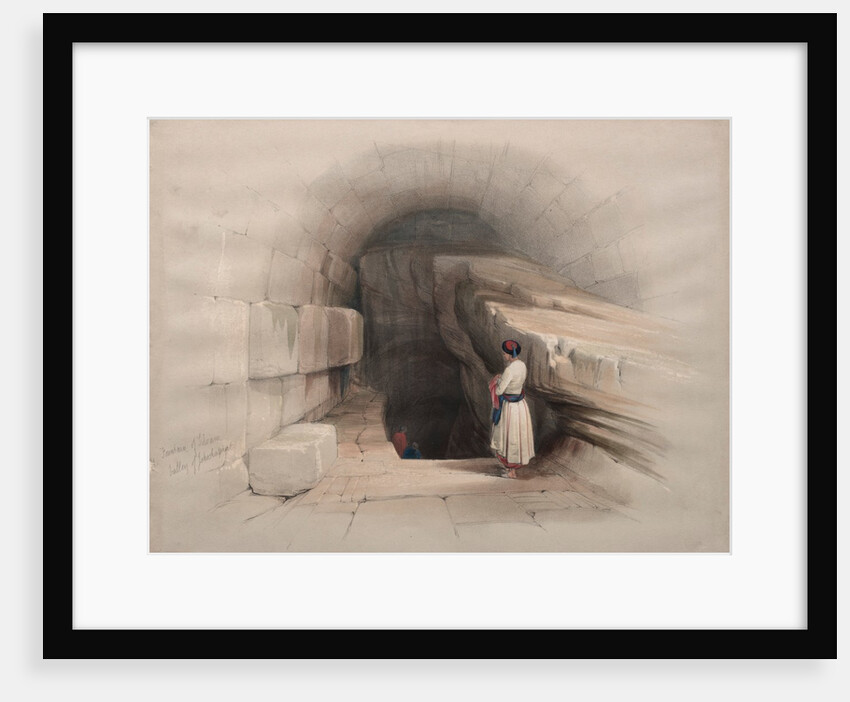 Fountain of Siloam, Valley of Jehoshaphat, 1839 by David Roberts