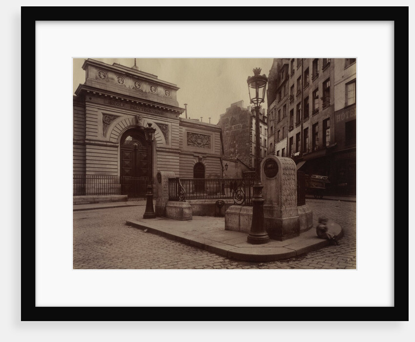Fountain of the LÉcole Polytechnique, 1902 by Eugène Atget
