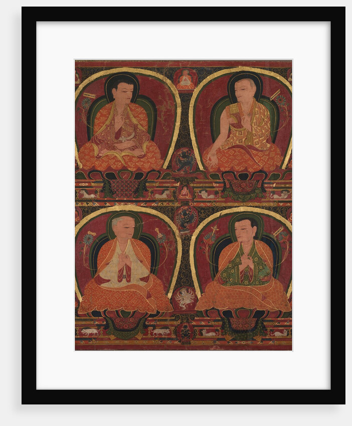Four Seated Masters, c. 1450 by Unknown
