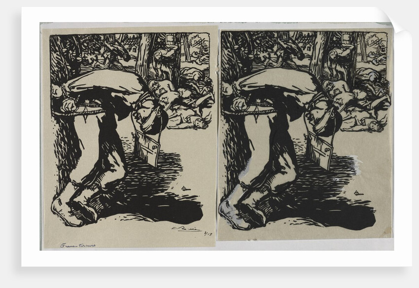 Franc-Tireurs, 1914 by Auguste Louis Lepère