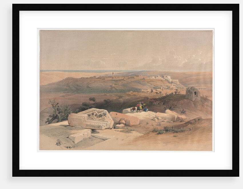 Gaza, 1839 by David Roberts