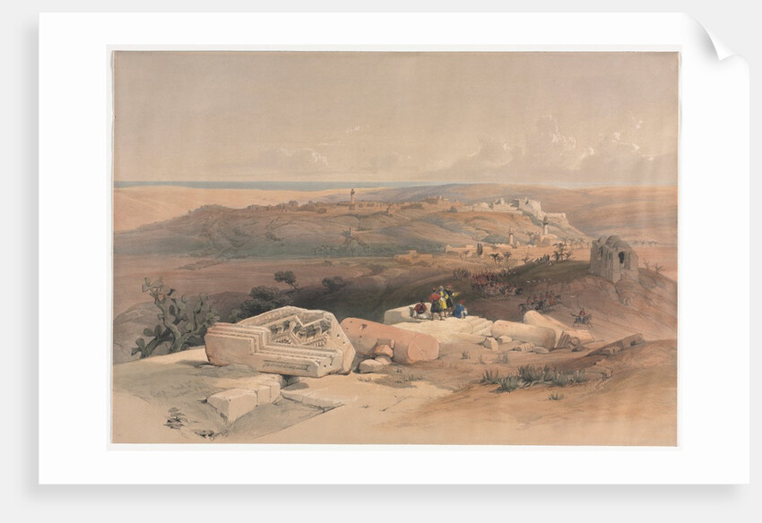 Gaza, 1839 by David Roberts