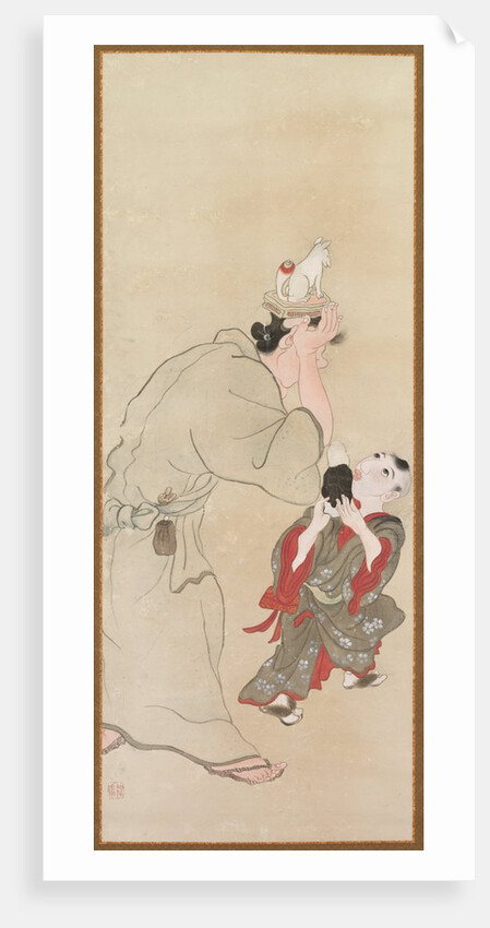 Genre Figures, c. 1816 by Tatabe Socho