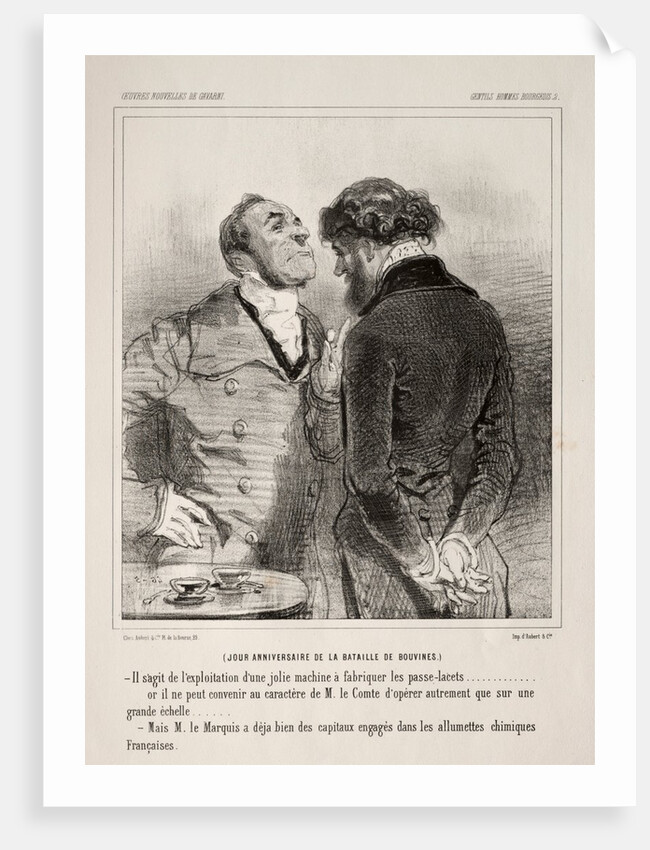 Gentils Hommes Bourgeois by Paul Gavarni