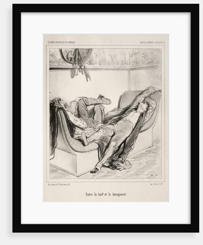 Gentils Hommes Bourgeois by Paul Gavarni